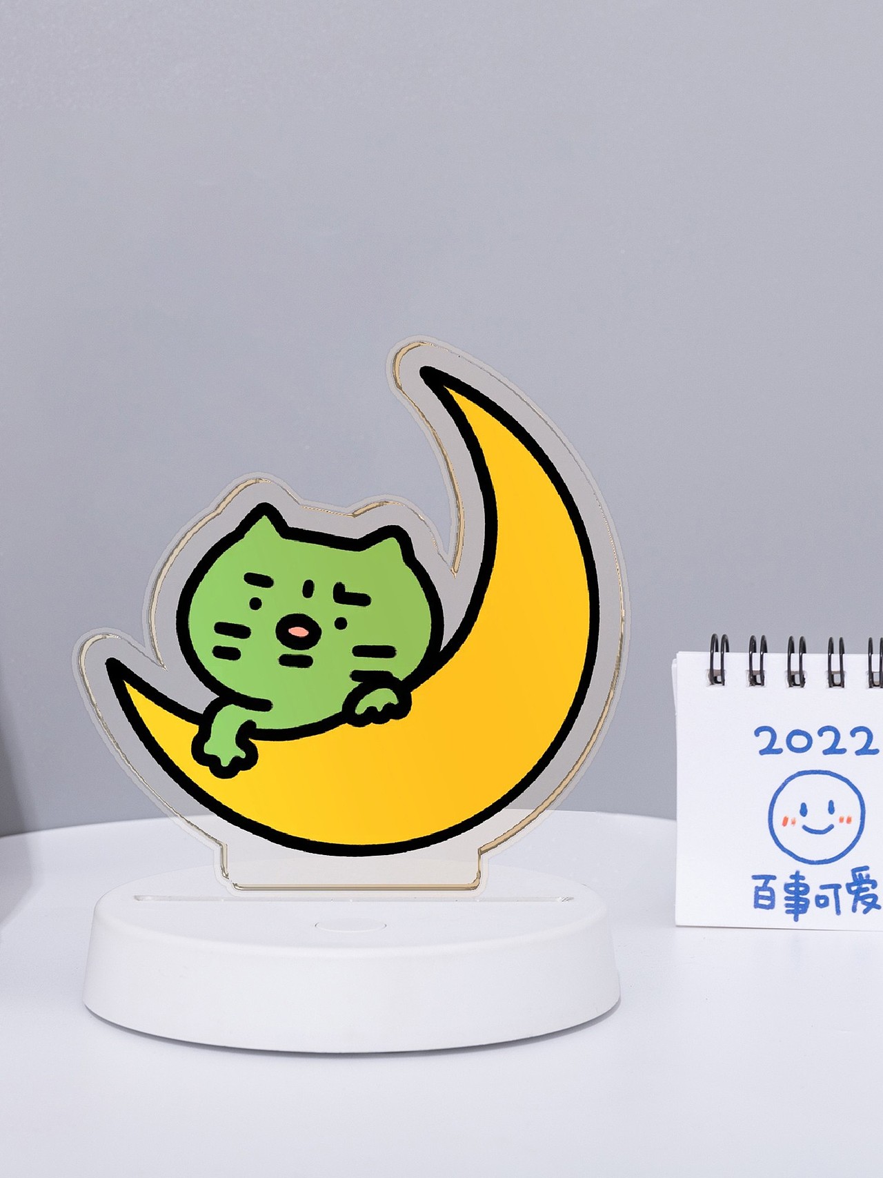 焦绿猫伴睡小夜灯