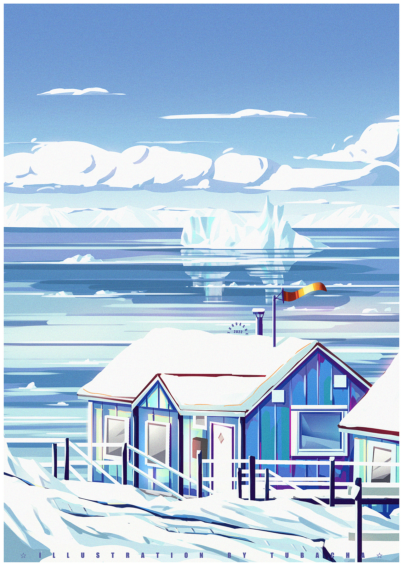 组图——阳光中的雪景小屋（图ZMzAyNzU0NTUy） - 创作习作 - 站酷设计师兔八叉原创素材 - 站酷ZCOOL