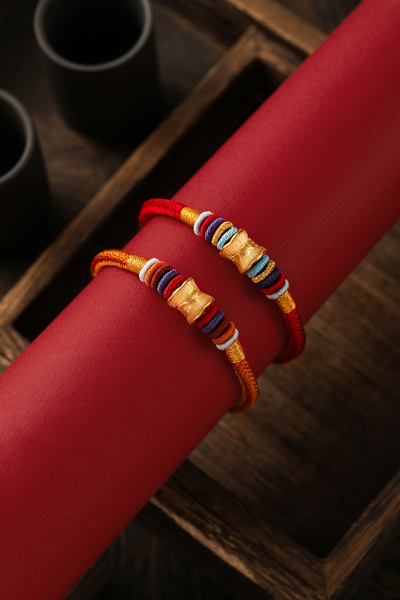 红绳饰品 金手镯