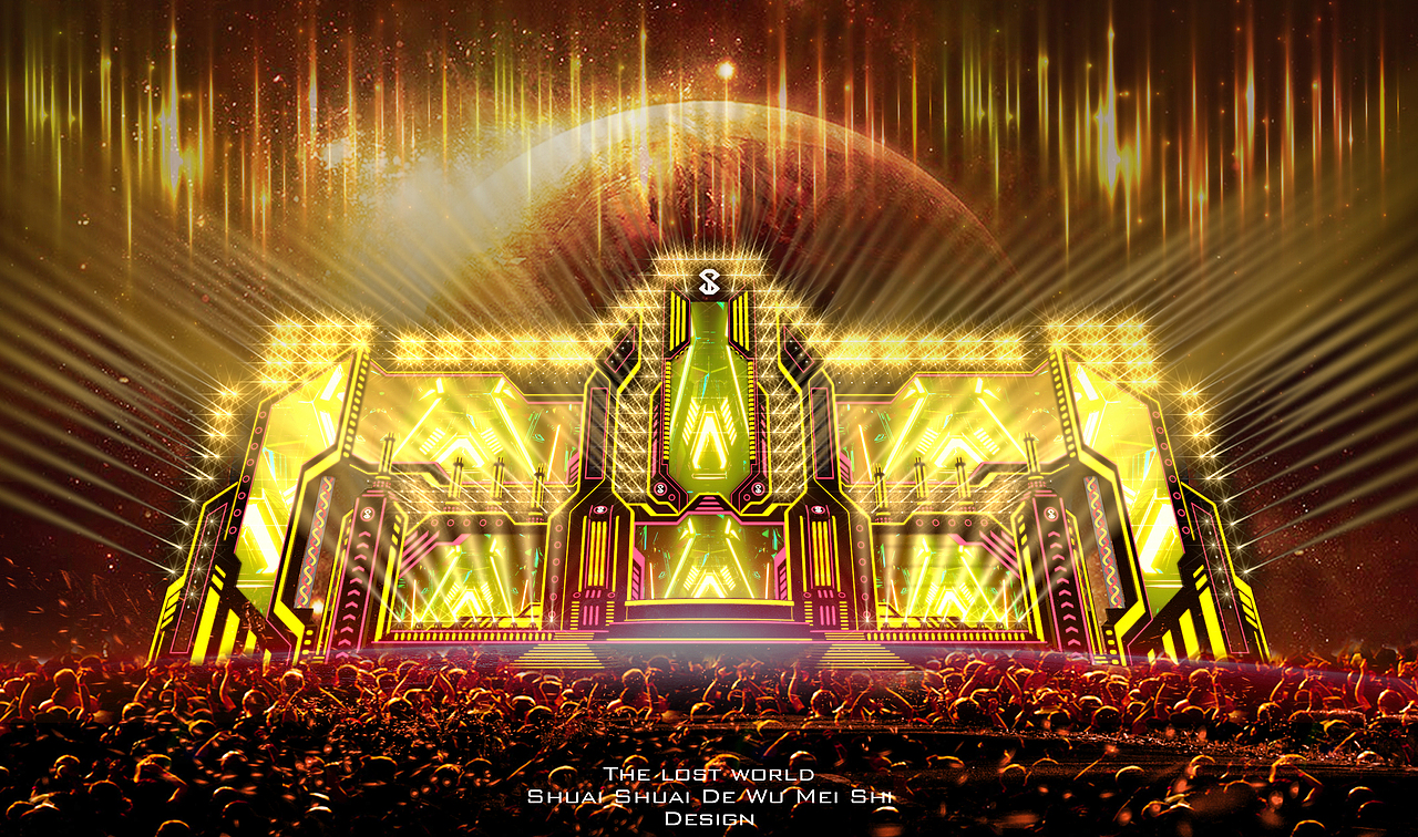 《The lost world》电音节/音乐节舞台舞美设计