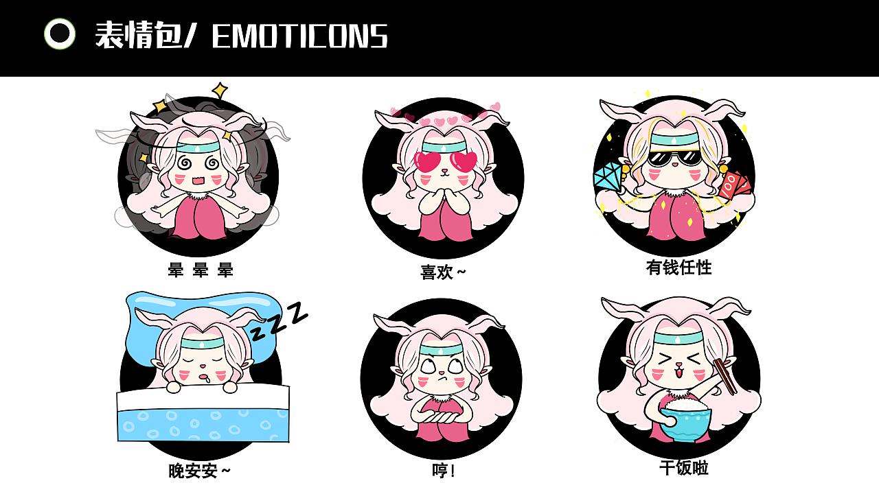 粉小兔的日常IP设计