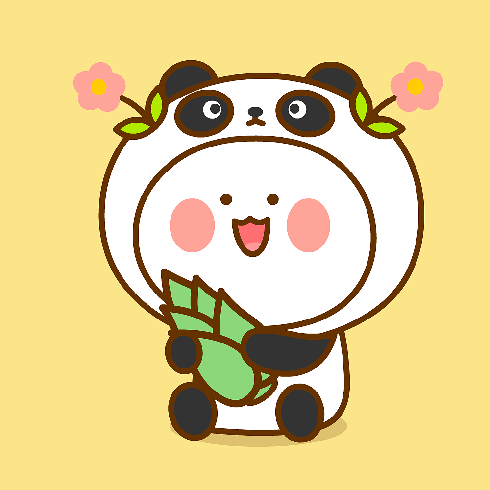 熊猫花花表情来啦~二花（图ZMzUxMjU4Njk2） - 单幅漫画 - 站酷设计师仙粑原创素材 - 站酷ZCOOL