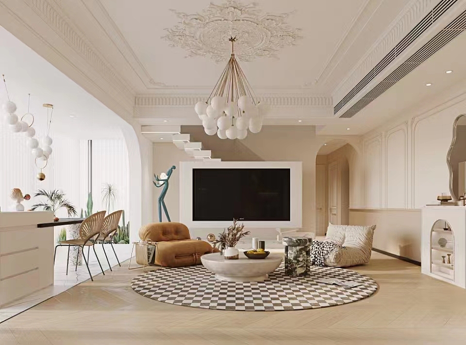 法式奶油风（图ZMzAyMDA3NjI4） - 家装设计 - 站酷设计师雯雯12原创素材 - 站酷ZCOOL