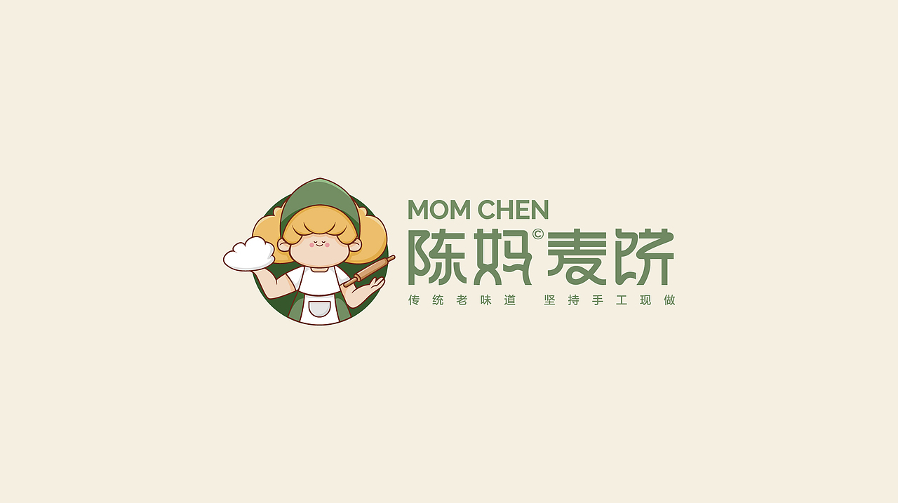 陈妈麦饼全案设计/包装设计/物料设计/VI设计