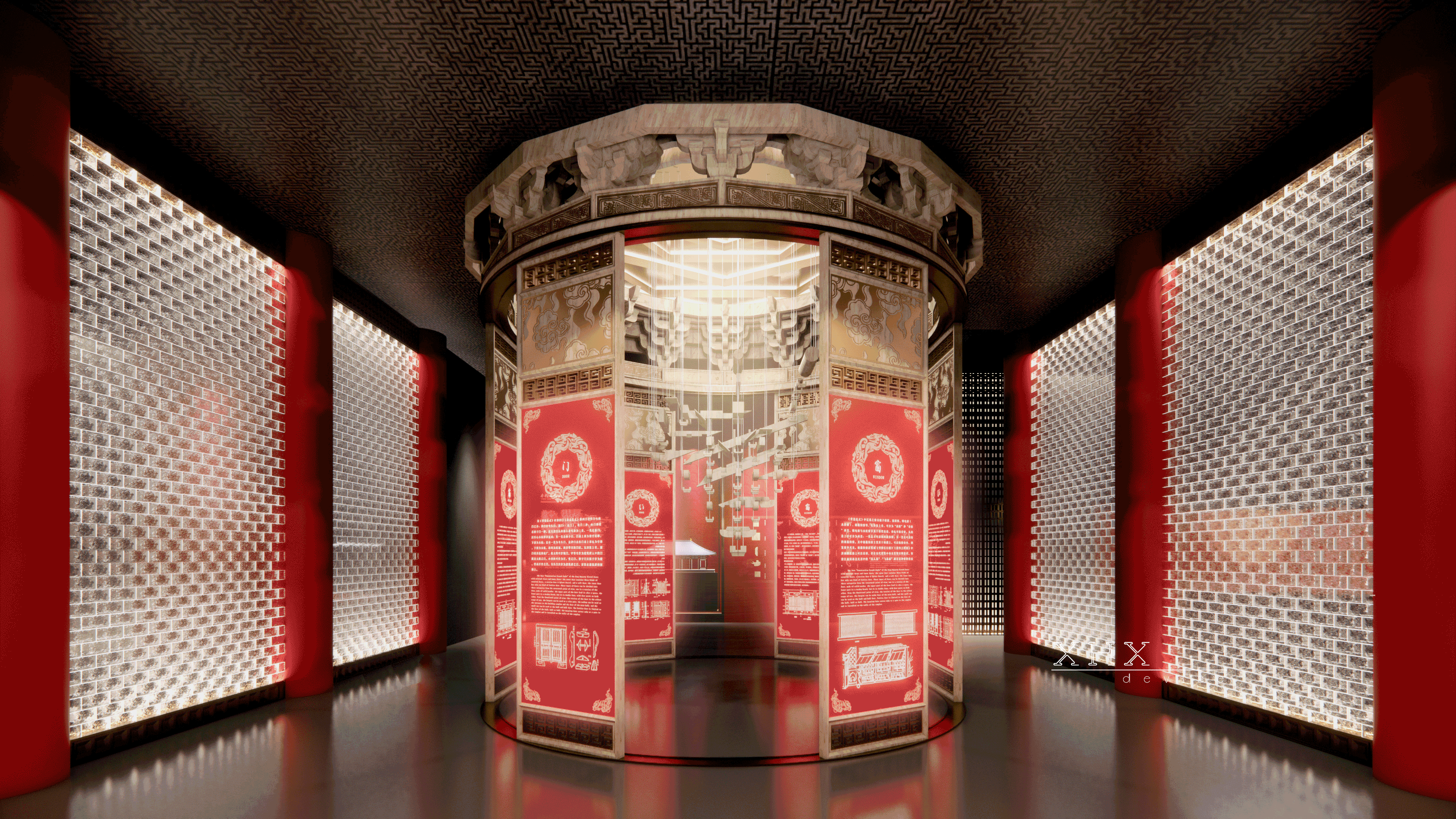 毕设作品:《古都木语》西安古建筑博物馆展示设计