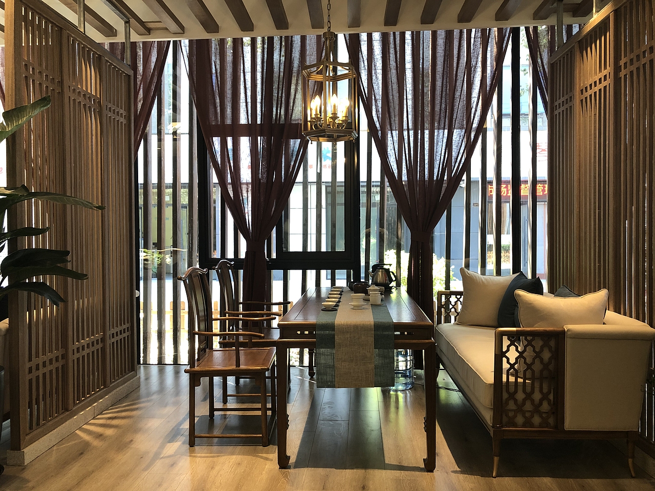 银川装修公司|银川玉景楼餐厅装修设计实景方案（图ZMzU3NjM1OTA4） - 商业空间设计 - 站酷设计师宁夏镹臻工装原创素材 - 站酷ZCOOL