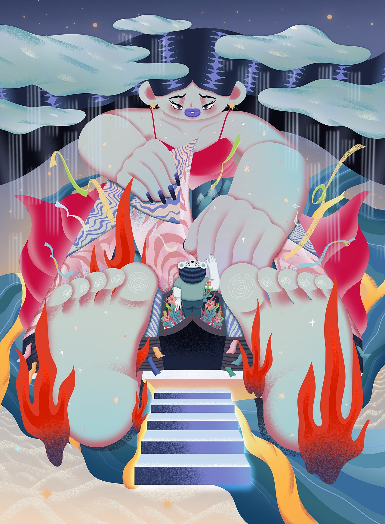 原创插画合集 | Love story 爱情故事（图ZMzQ0MDQwNzg0） - 艺术插画 - 站酷设计师薇生物_原创素材 - 站酷ZCOOL