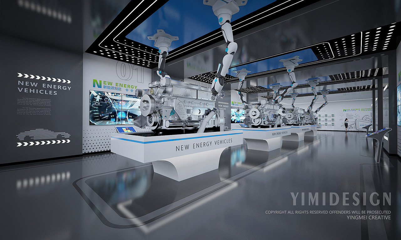 汽车数字展厅 数字展厅 新能源汽车展厅 汽车展厅（图ZMzA4MjQ0ODA0） - 展陈设计 - 站酷设计师盈美创意原创素材 - 站酷ZCOOL