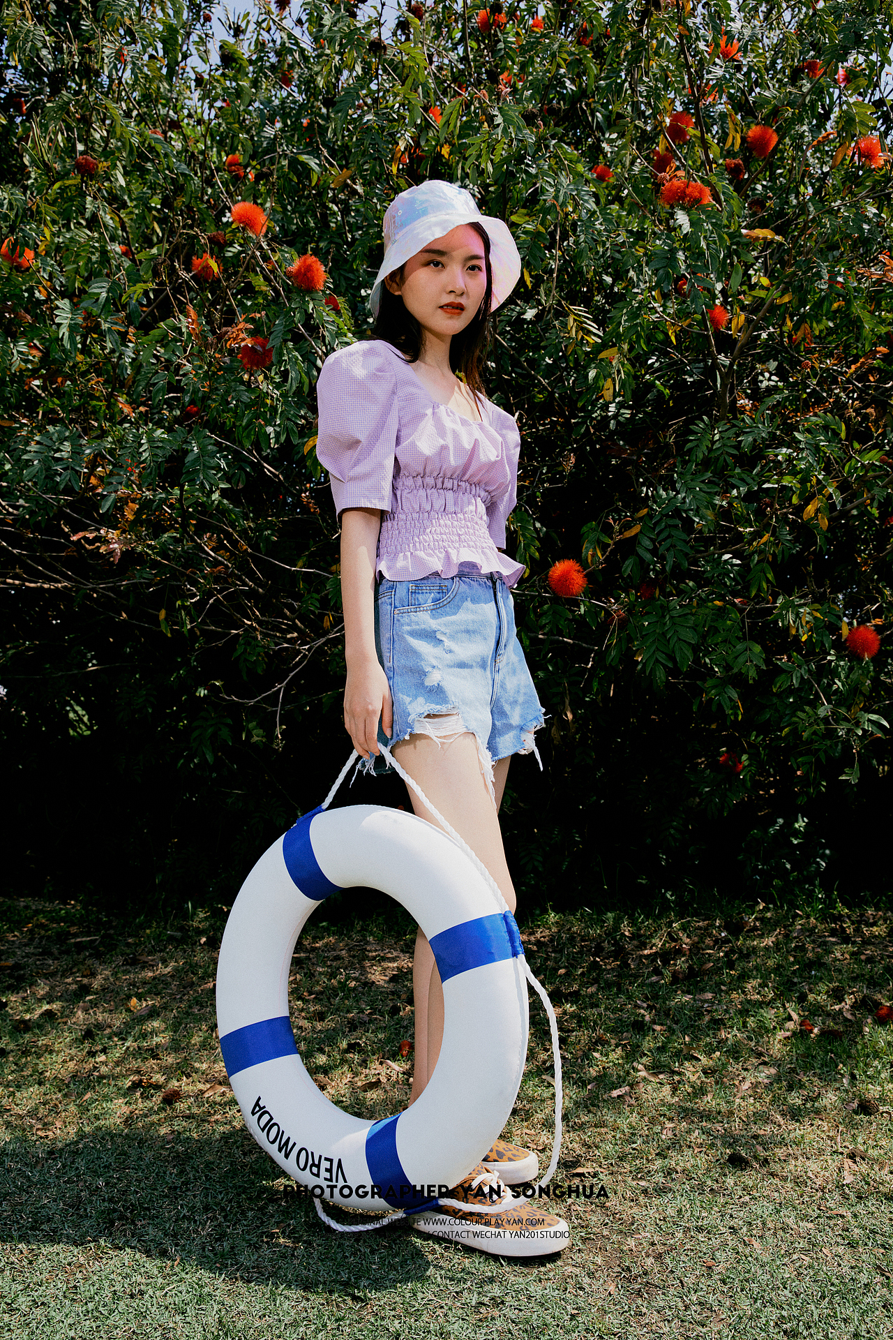 万花从中 | Vero moda 品牌服饰（图ZMzMxNDMyNjky） - 人像摄影 - 站酷设计师YAN工作室原创素材 - 站酷ZCOOL