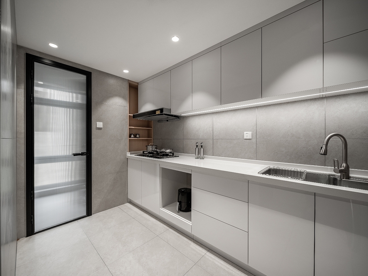 木色与黑白色调搭配,经典的美