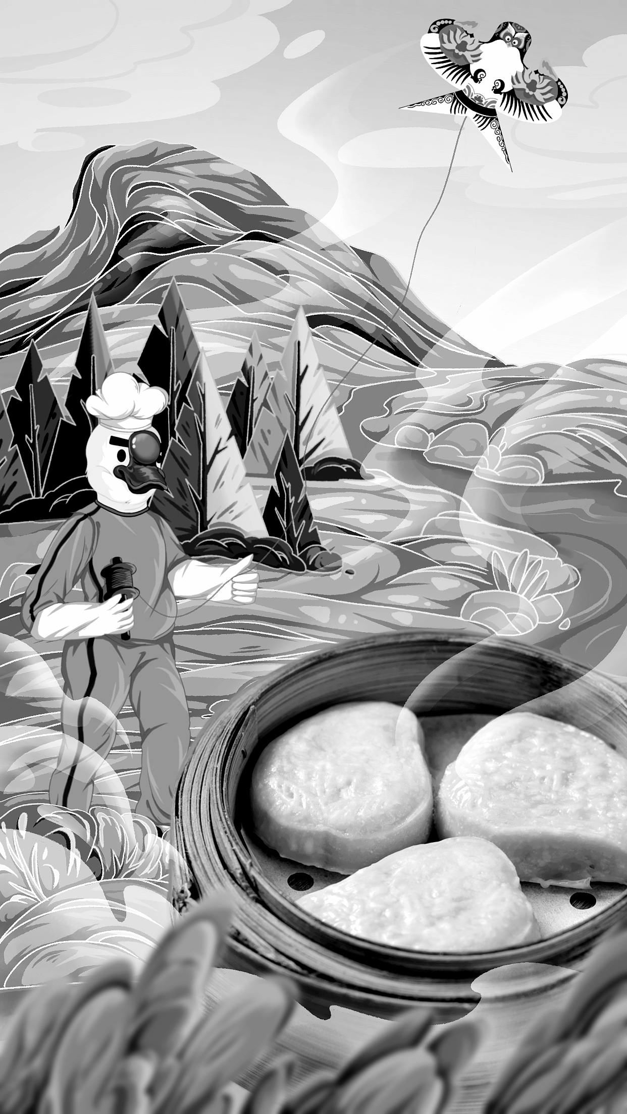 春分节气插画（图ZMzIxNzM0MzE2） - 商业插画 - 站酷设计师映人原创素材 - 站酷ZCOOL