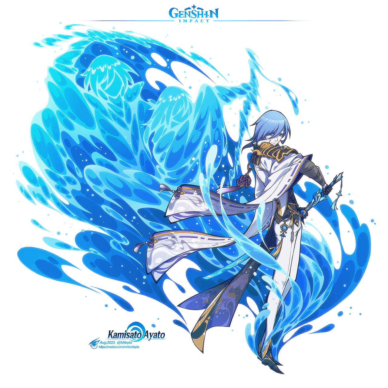 一年份的原神同人图