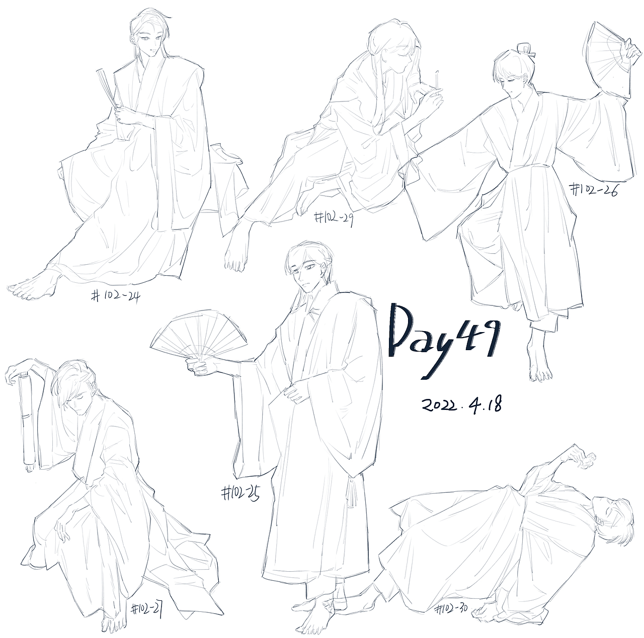 #速写60天挑战赛#day49@速写班长（图ZMjk3NzgyNzMy） - 创作习作 - 站酷设计师快乐废物小熊原创素材 - 站酷ZCOOL