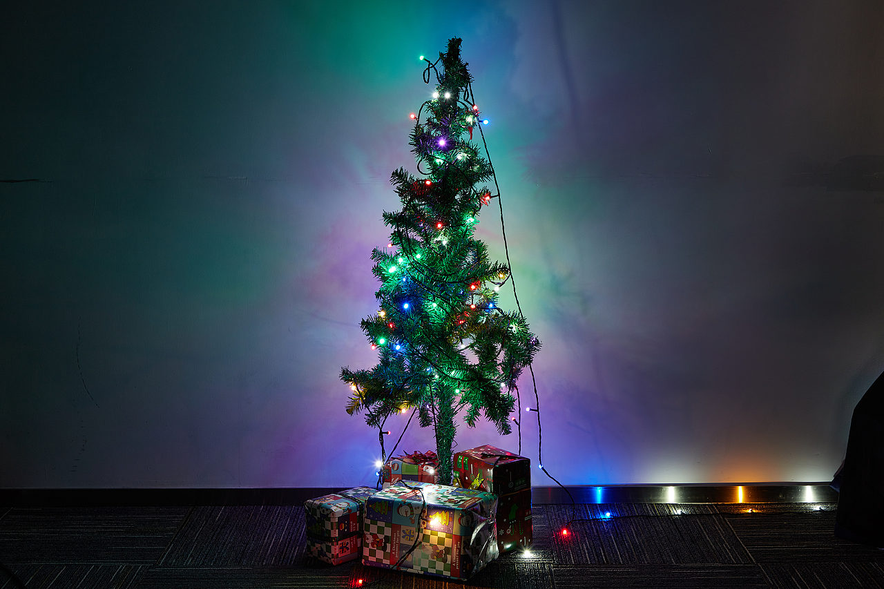 圆盘灯串产品拍摄