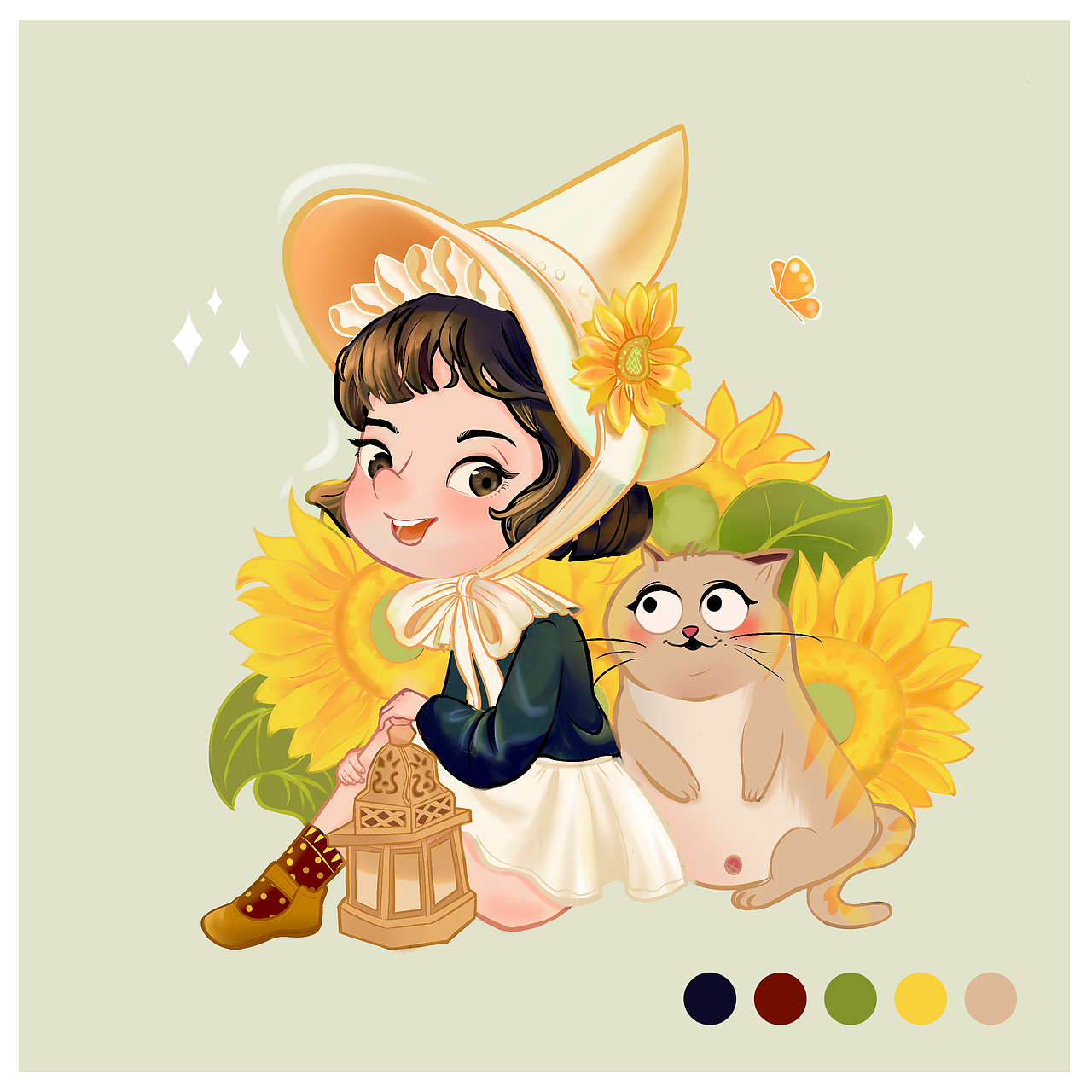 人物小插畫（圖ZMjk2NjQ0ODY4） - 商業(yè)插畫 - 站酷設(shè)計師飛躍那片海原創(chuàng)素材 - 站酷ZCOOL