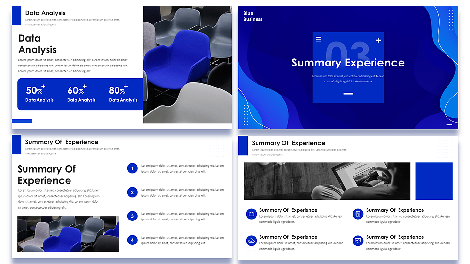 【耀你好看】克莱因蓝现代极简商务时尚PPT7（图ZMjk3NDIwMjQ4） - PPT/Keynote - 站酷设计师熊猫大人pandaren原创素材 - 站酷ZCOOL