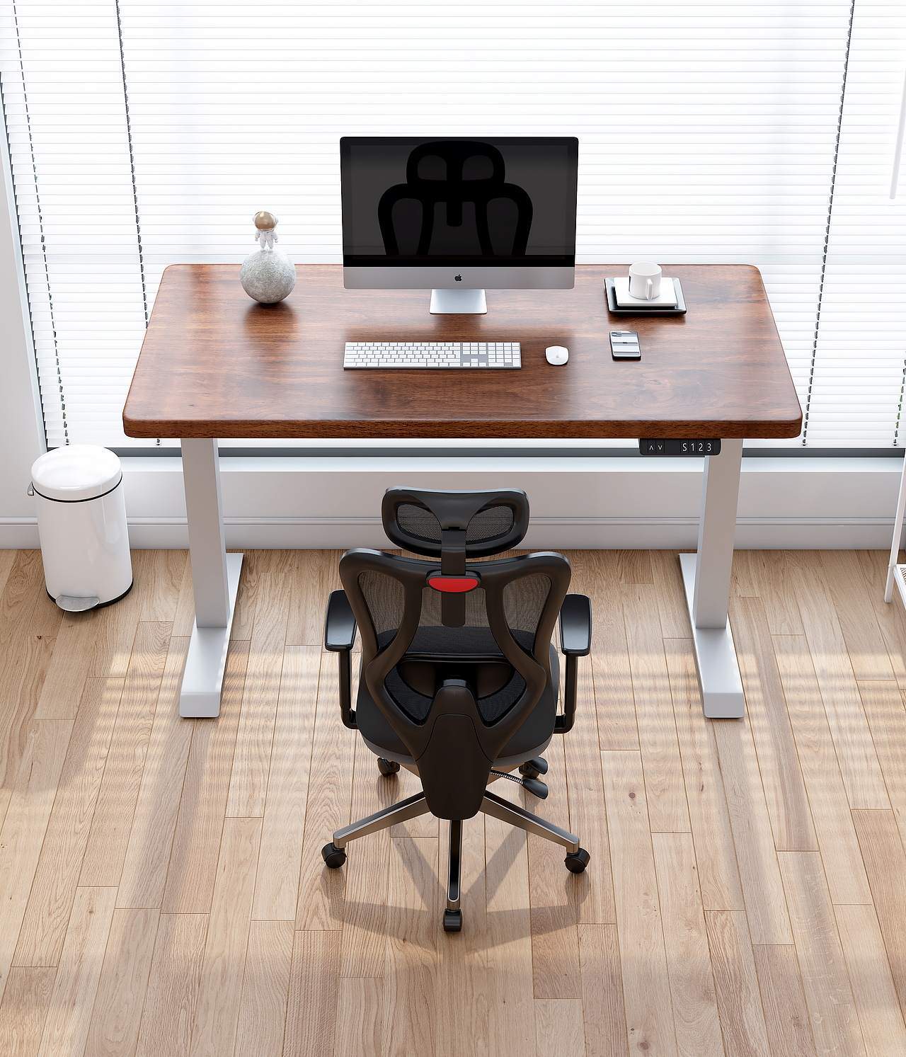 升降桌*2 三维产品建模渲染