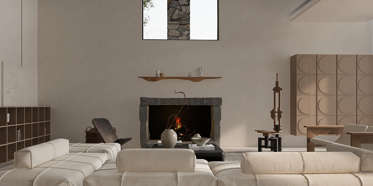 【微视设计&设计管家】1200/长沙/自建别墅/诧寂风（图ZMzQyNDg5ODgw） - 家装设计 - 站酷设计师微视设计管家原创素材 - 站酷ZCOOL