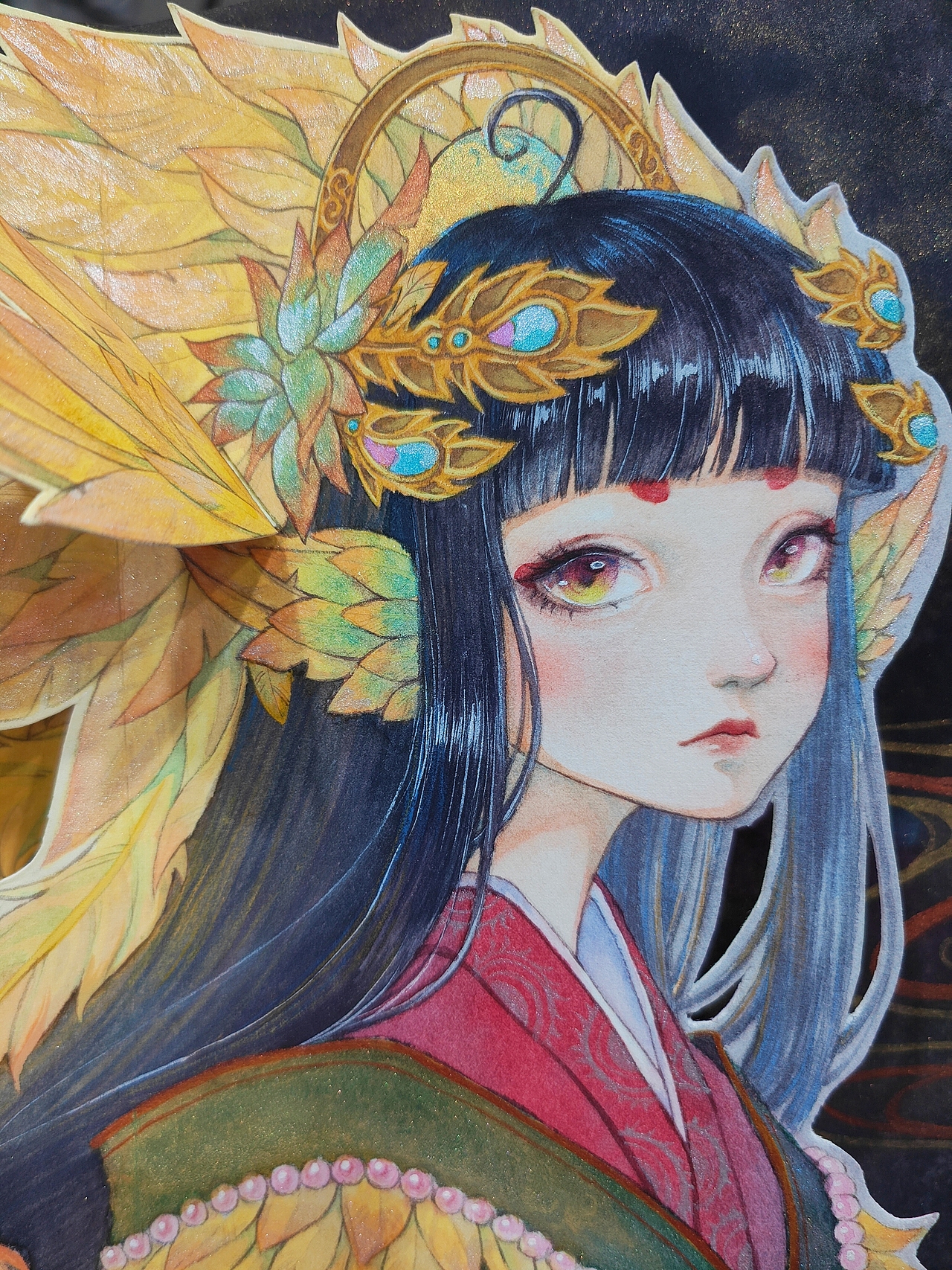 立体贺卡《凤遥》（图ZMzA1MzY0NDA0） - 绘本 - 站酷设计师夜诗吟原创素材 - 站酷ZCOOL