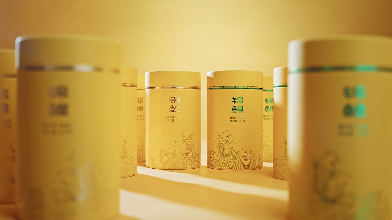 夏 | 云鲤游金池 好运进家门 普洱茶（图ZMzQ2MTk4NzY4） - 宣传片 - 站酷设计师摄影师大桂原创素材 - 站酷ZCOOL
