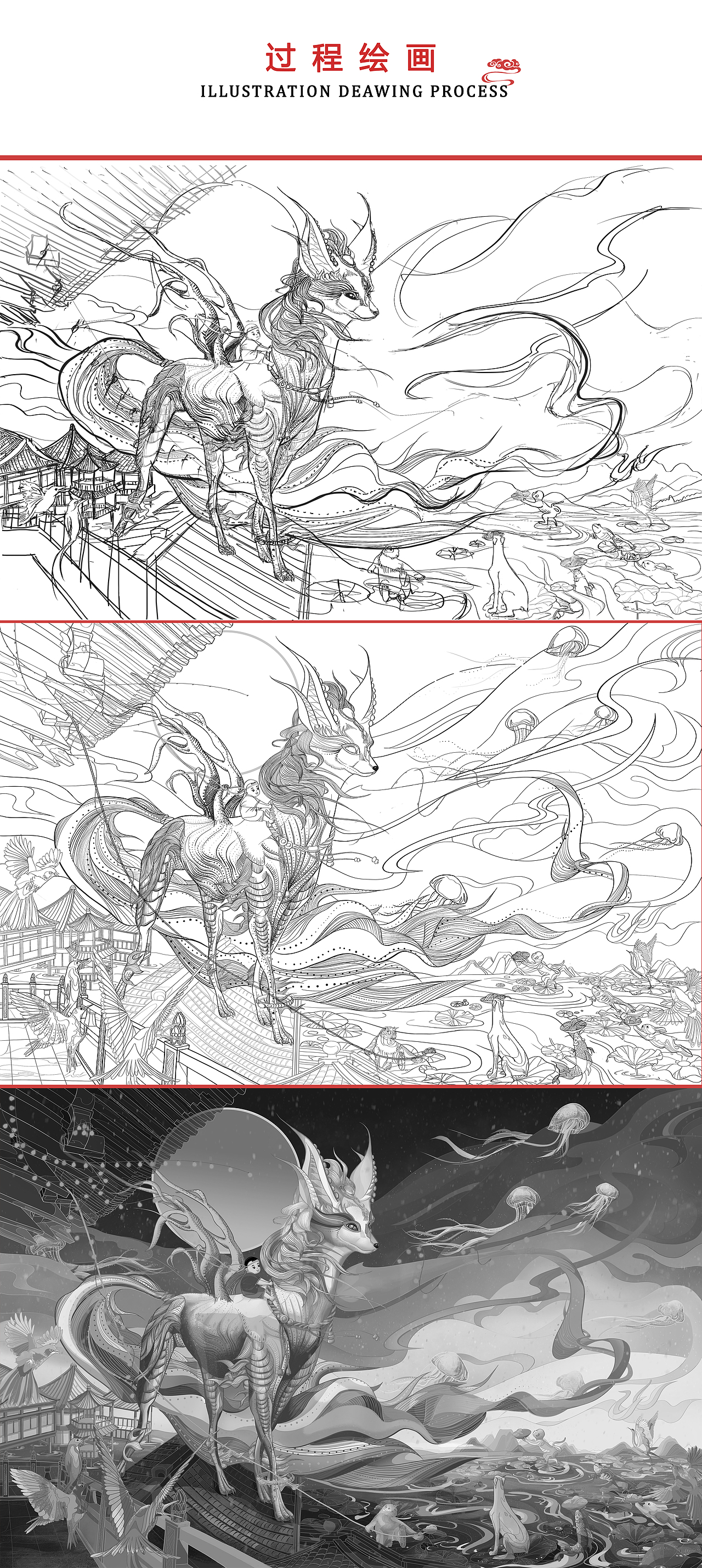 對(duì)聯(lián) - 當(dāng)康送財(cái) 乘黃賜福（圖ZMzI4MTc1ODk2） - 商業(yè)插畫(huà) - 站酷設(shè)計(jì)師塔上魚(yú)瞳原創(chuàng)素材 - 站酷ZCOOL