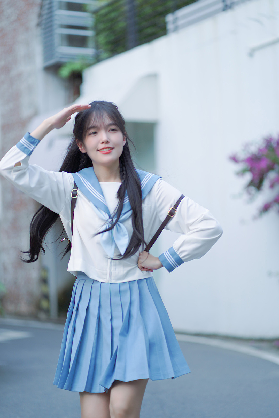 你的jk女友向你跑来