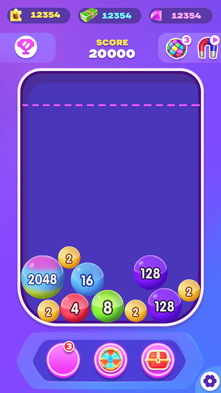 2048球（图ZMzUwMjE1NDgw） - 游戏UI - 站酷设计师布布小甜甜原创素材 - 站酷ZCOOL