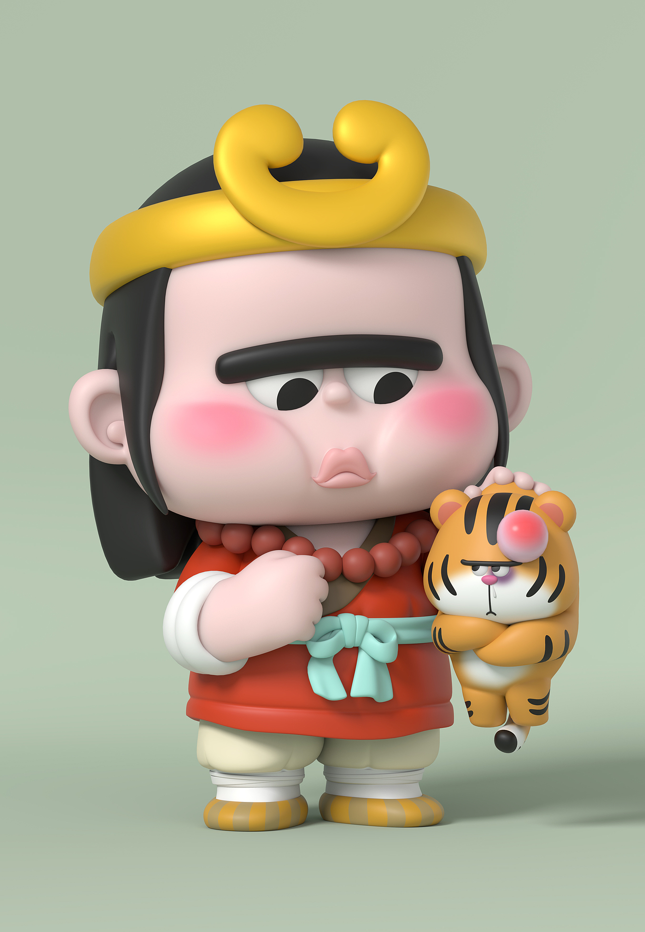 潮玩|盲盒|国潮|历史人物|ip|糖果大福ip关注私信版权广州/三维设计师