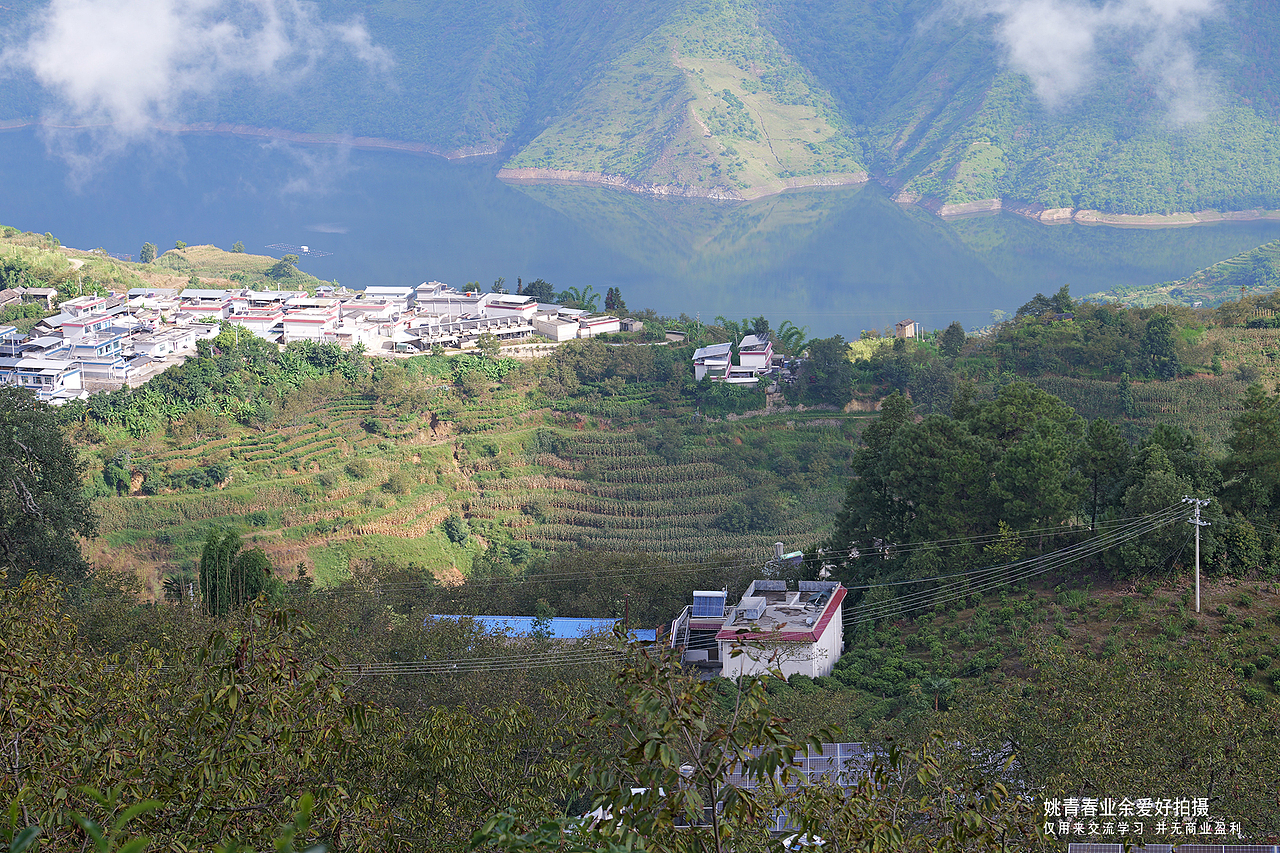 云南临沧凤庆县大寺乡澜沧江小湾电站库区姚青春自然风光山水风景2