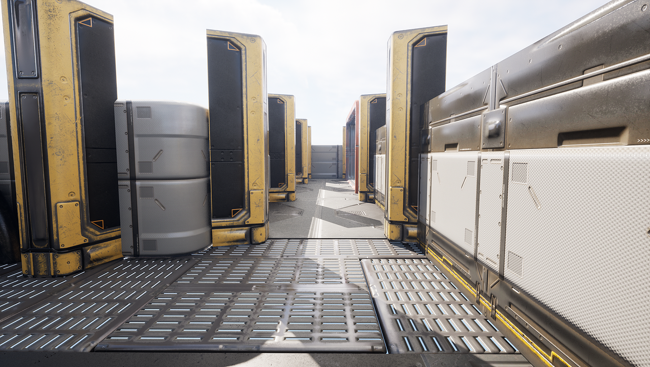 UE5科幻关卡练习