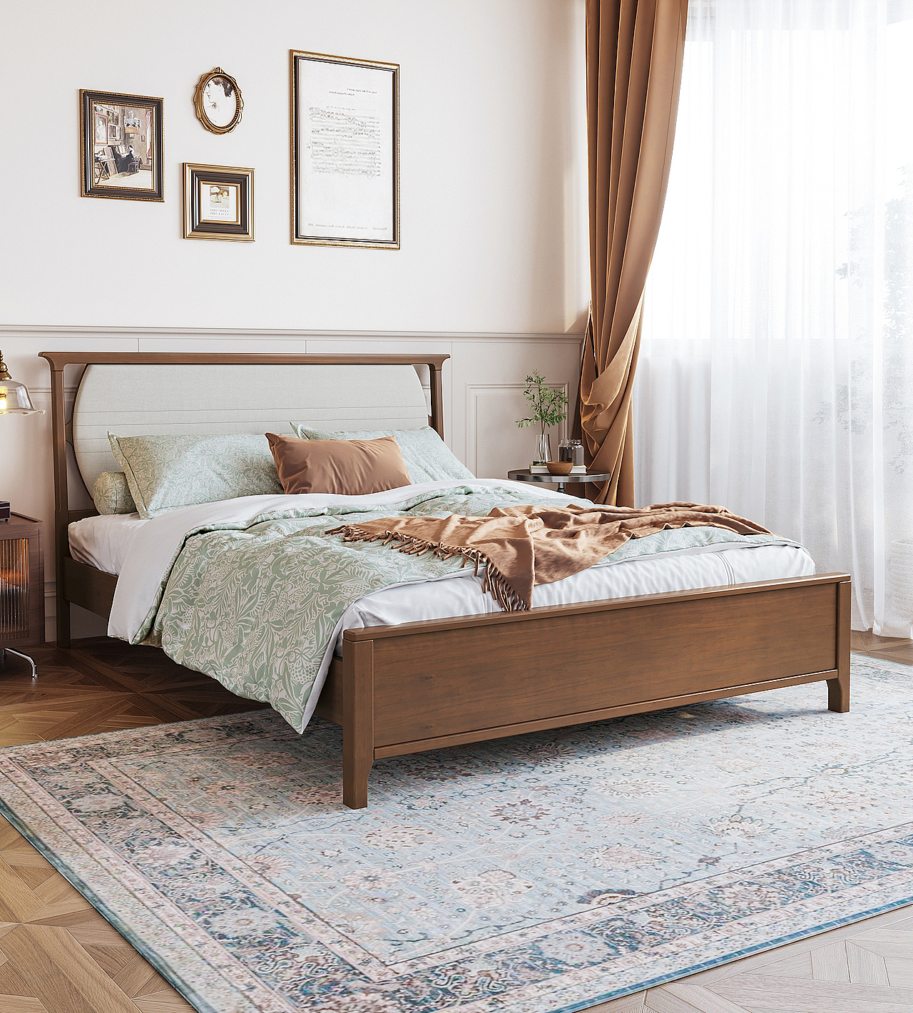 胡桃木渲染合集