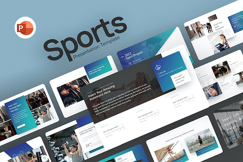 30页体育运动健身房健身运动展示通用国外PPT模板（图ZMzYyNzYyNzQ4） - PPT/Keynote - 站酷设计师爱晴天原创素材 - 站酷ZCOOL