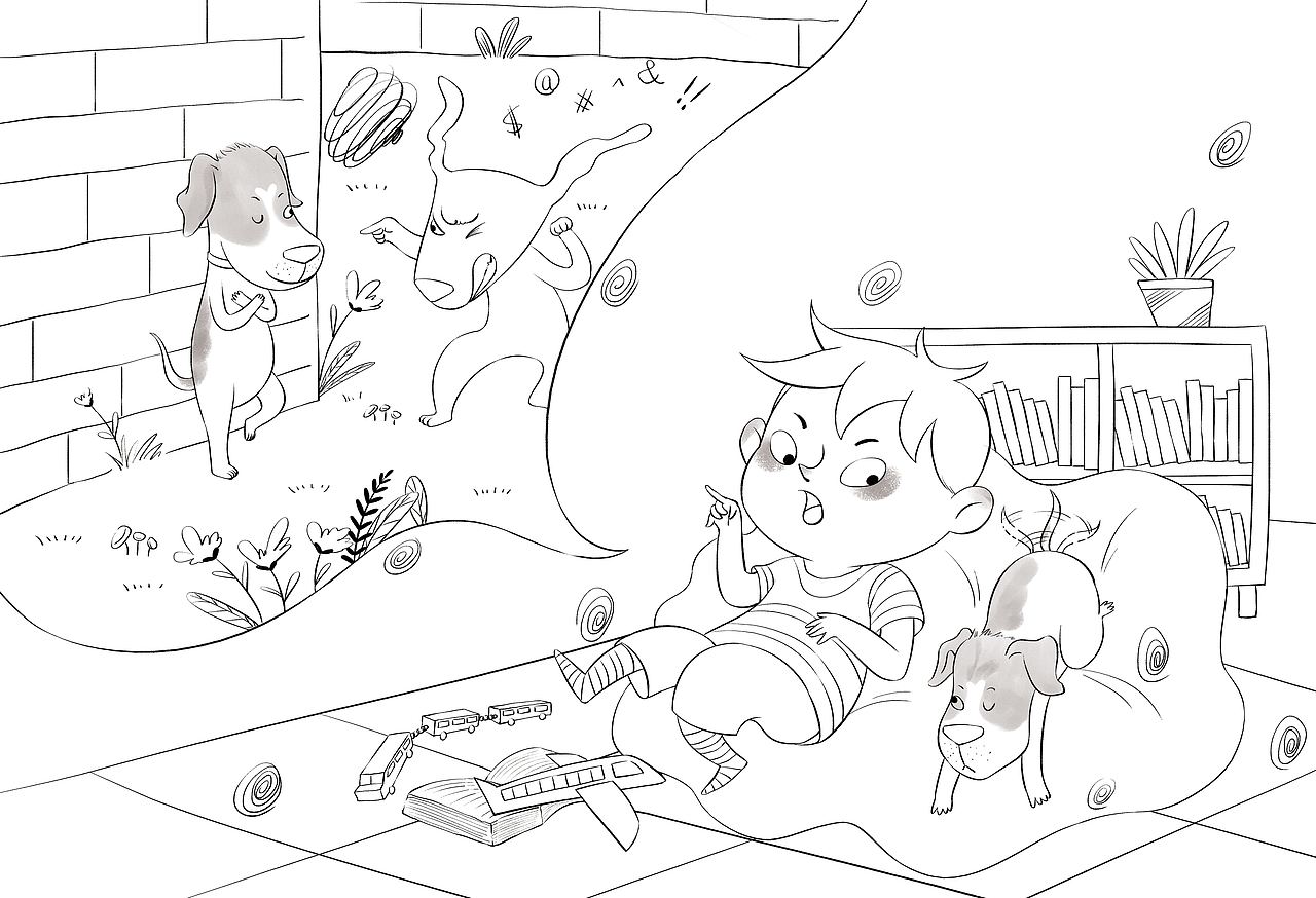 《为什么人们老是吵架》| 儿童插画绘本（图ZMzI2NTExNDg0） - 绘本 - 站酷设计师Keni_T原创素材 - 站酷ZCOOL