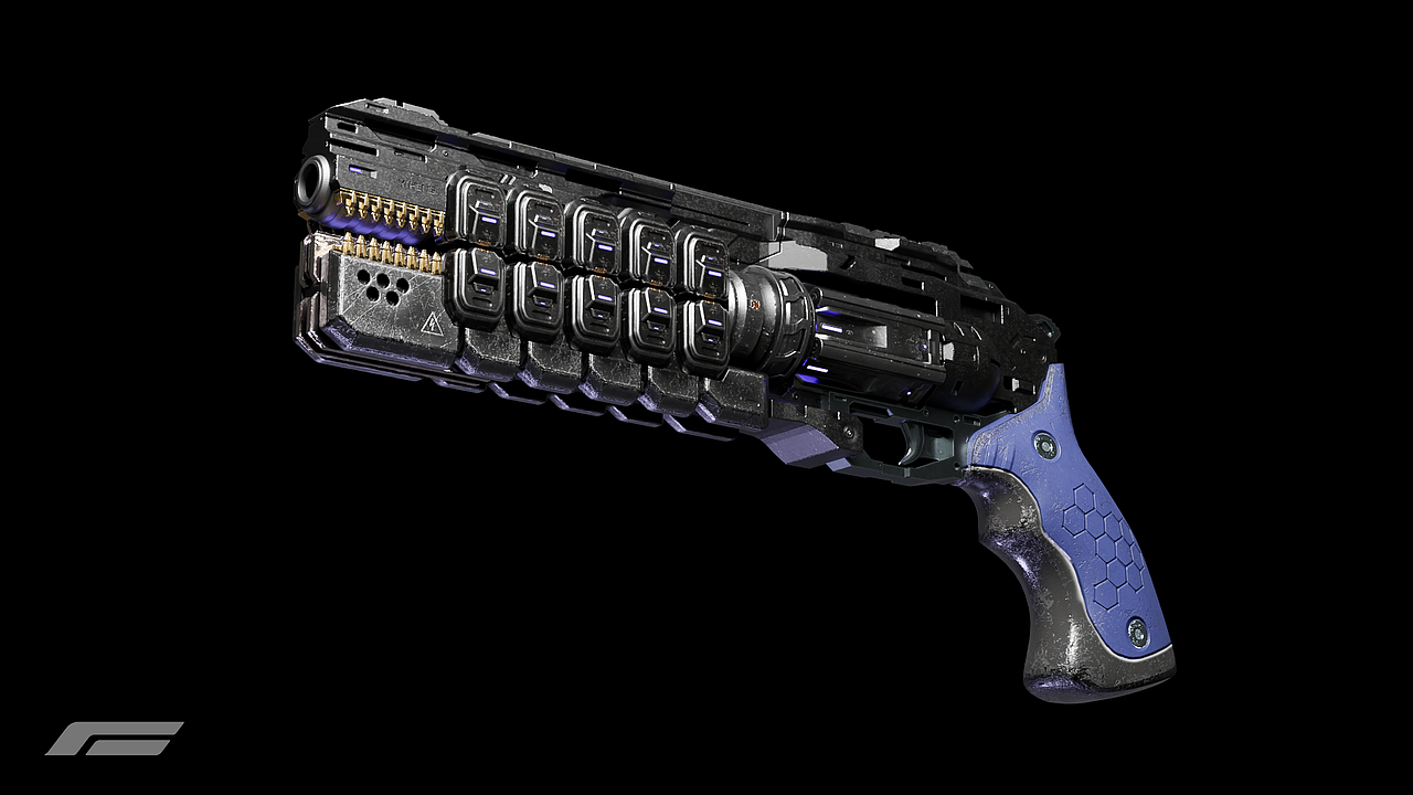 3D科幻风装备道具探索