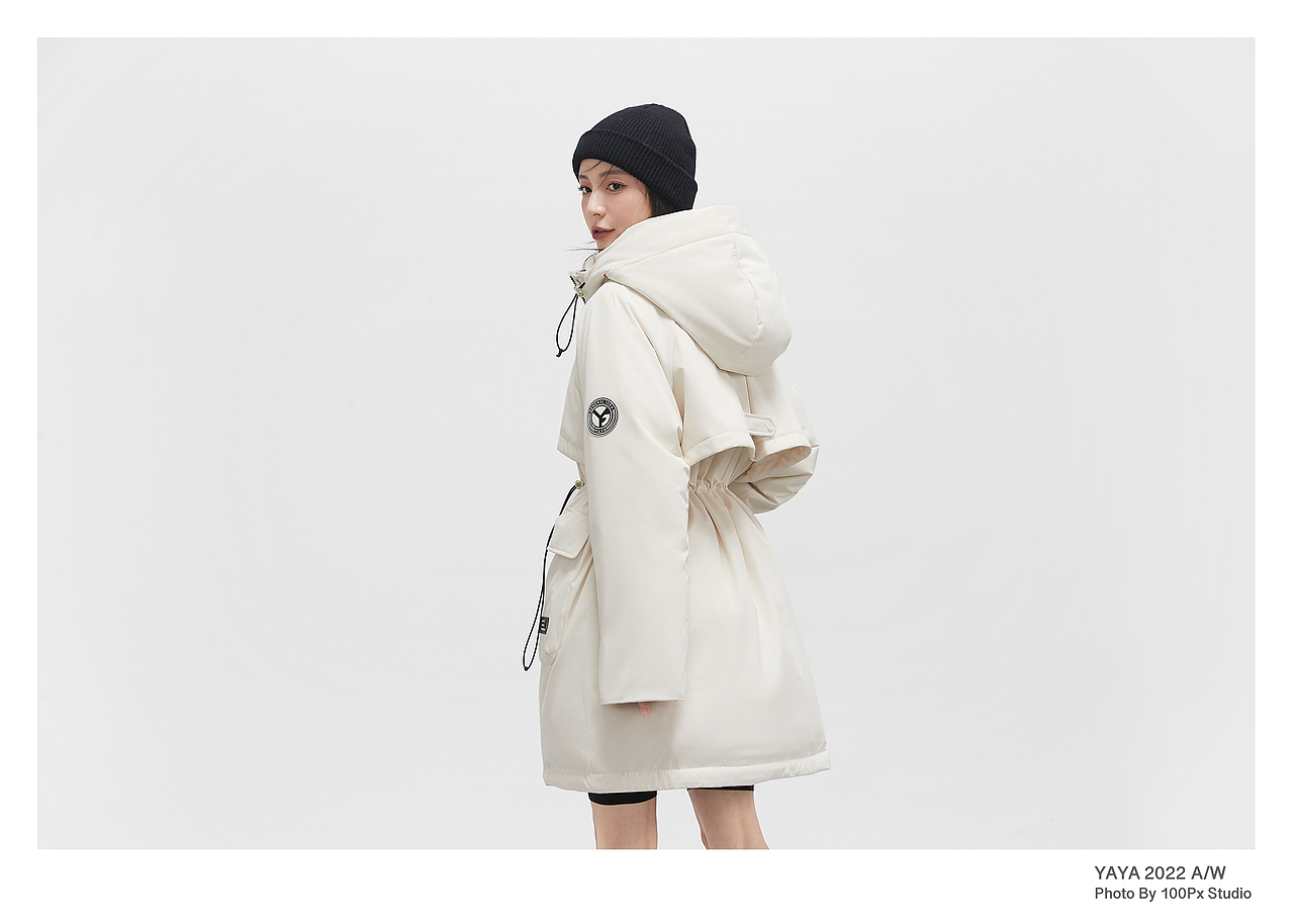 羽绒服拍摄｜YAYA羽绒服2022A/W 设计师联名系列（图ZMzE5NDE3MzA4） - 人像摄影 - 站酷设计师WaiTinG0417原创素材 - 站酷ZCOOL