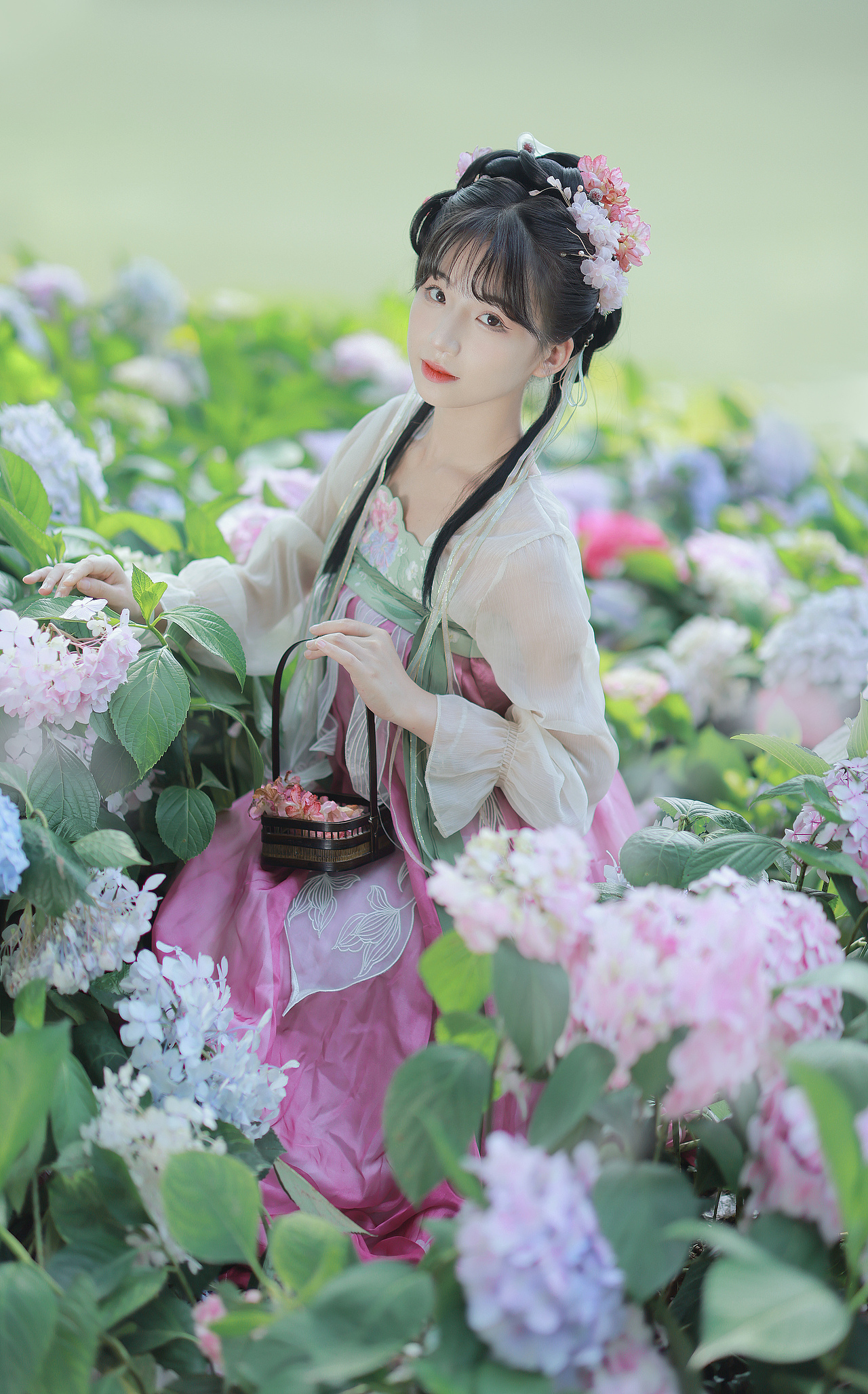 绣球花海（图ZMzAzMjk5NTMy） - 人像摄影 - 站酷设计师莓兮MAY原创素材 - 站酷ZCOOL