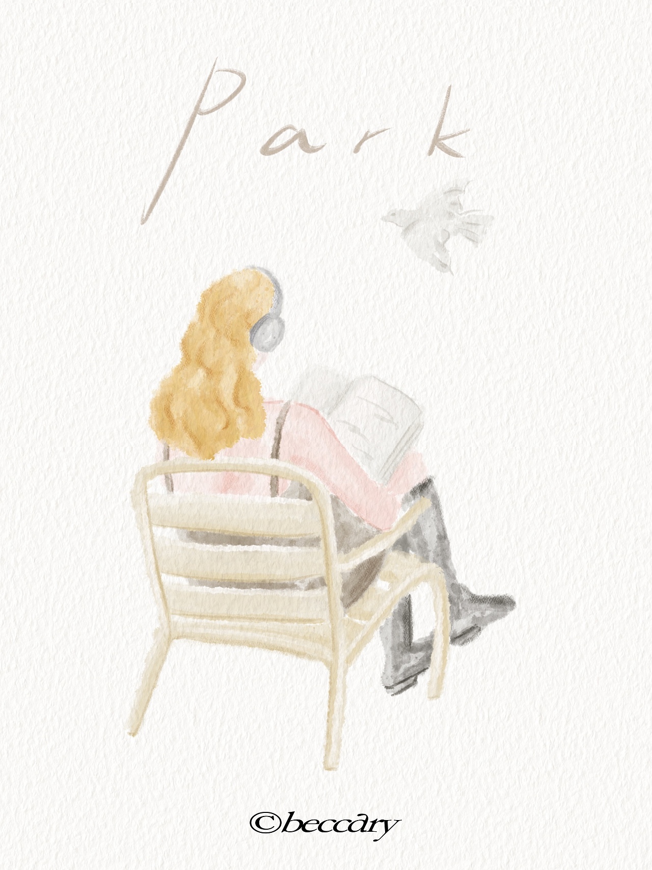 治愈风小插画👒 爱上每一次外出活动