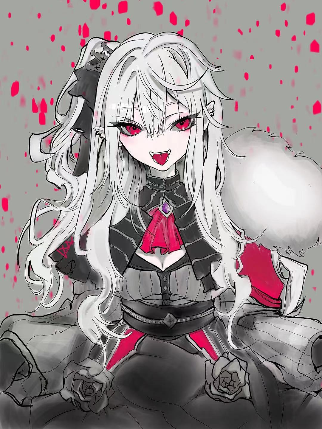 暗黑少女系列（圖ZMzA4NTc2MjQw） - 創(chuàng)作習(xí)作 - 站酷設(shè)計(jì)師插畫(huà)阿祖原創(chuàng)素材 - 站酷ZCOOL