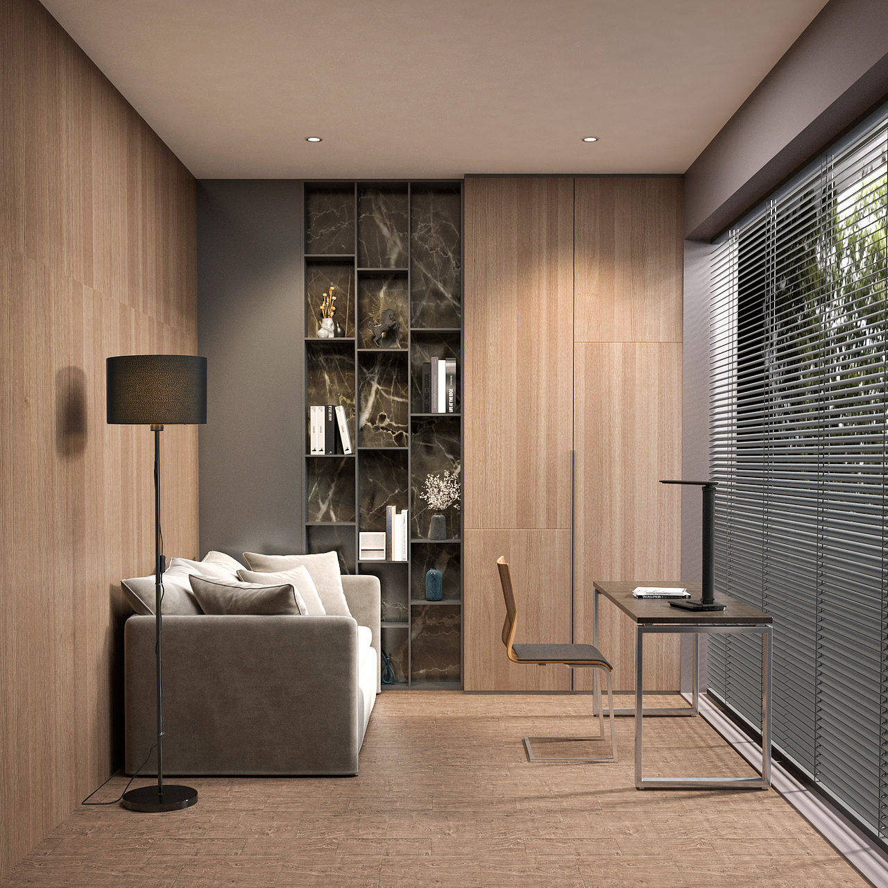 台灯渲染 场景渲染