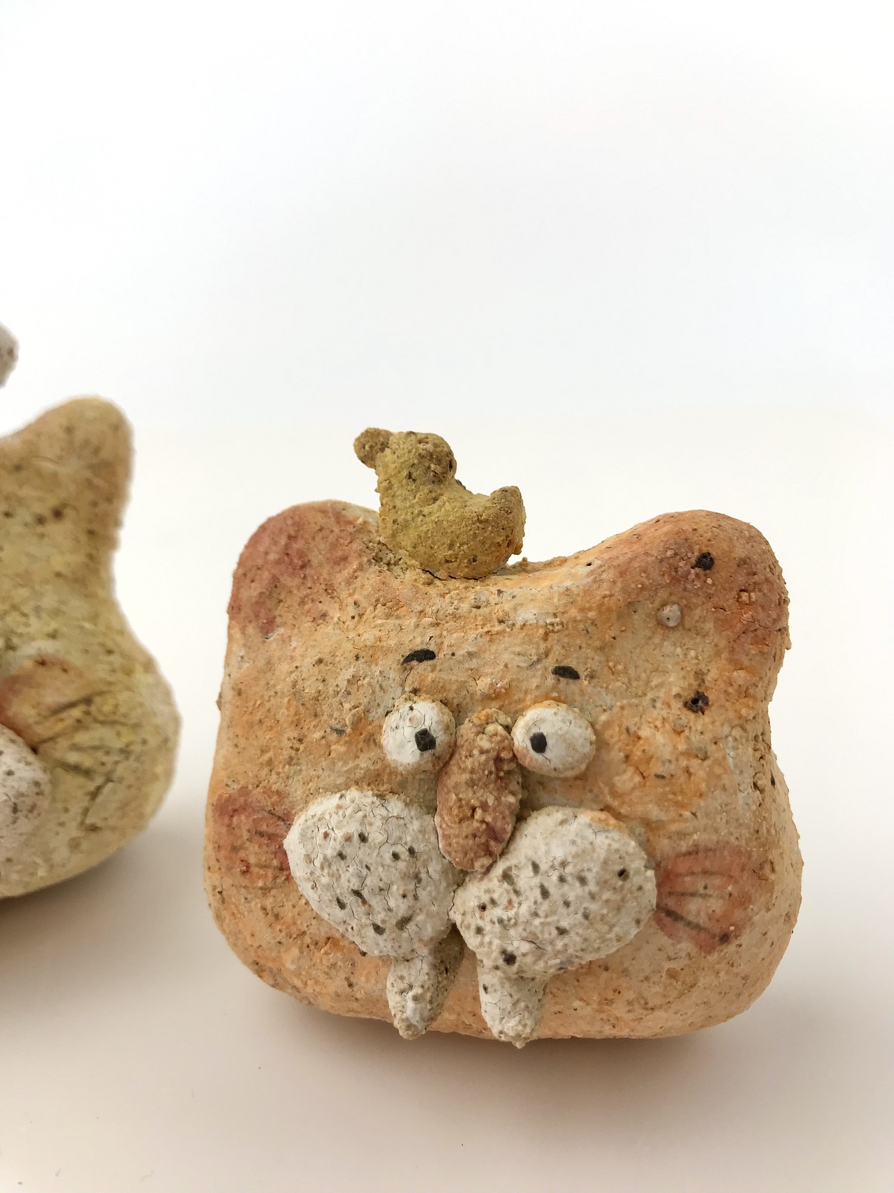 原创手作 陶艺小老虎