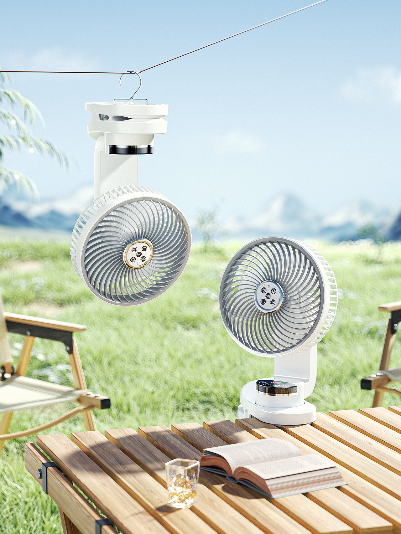 最近的一些风扇渲染