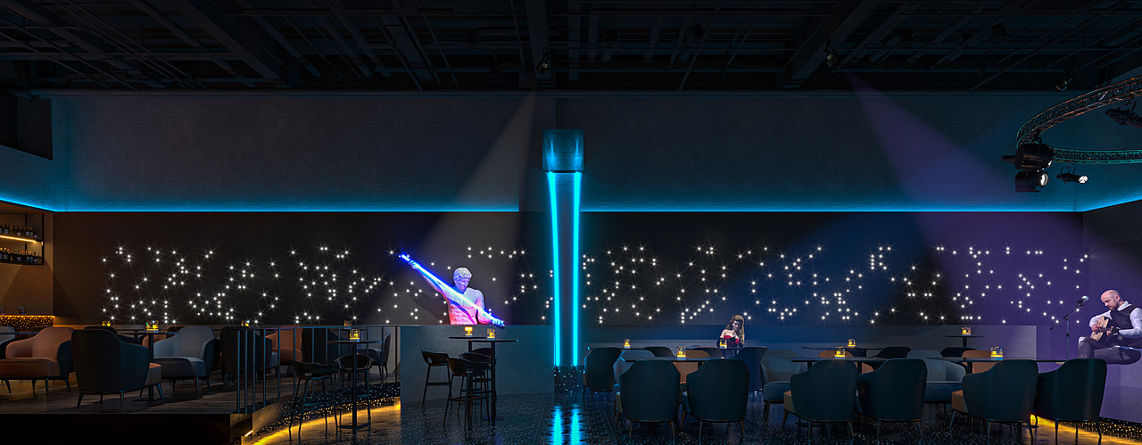 山西太原室内设计|人潮汹涌酒吧