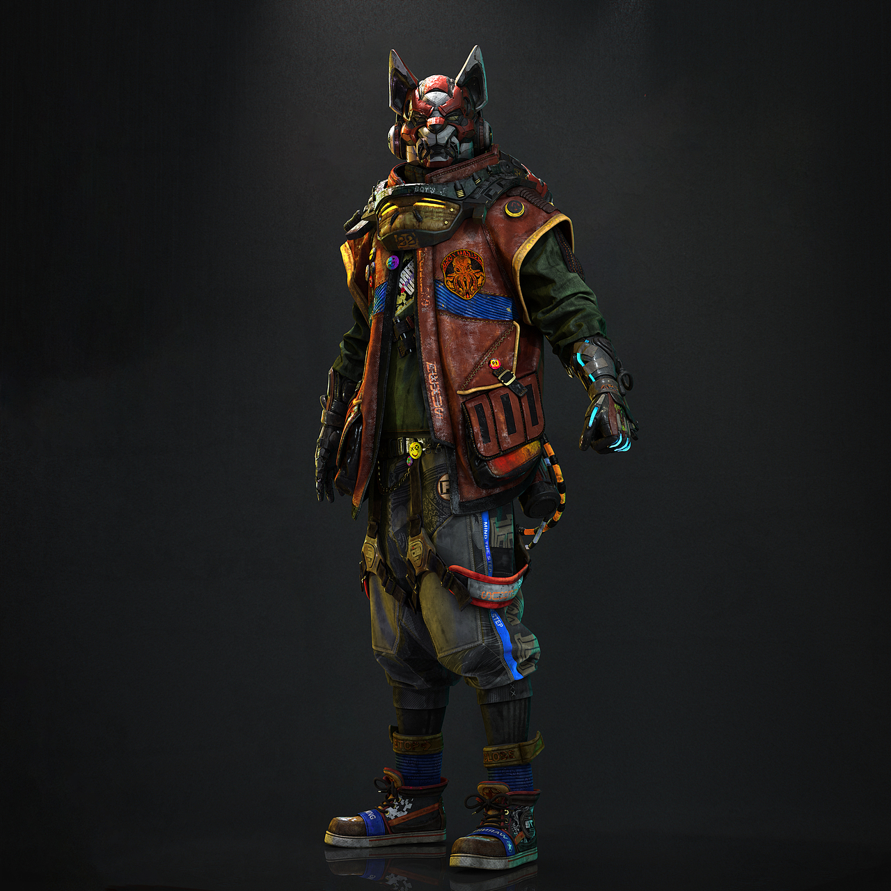 Zbrush制作概念角色——街头男孩