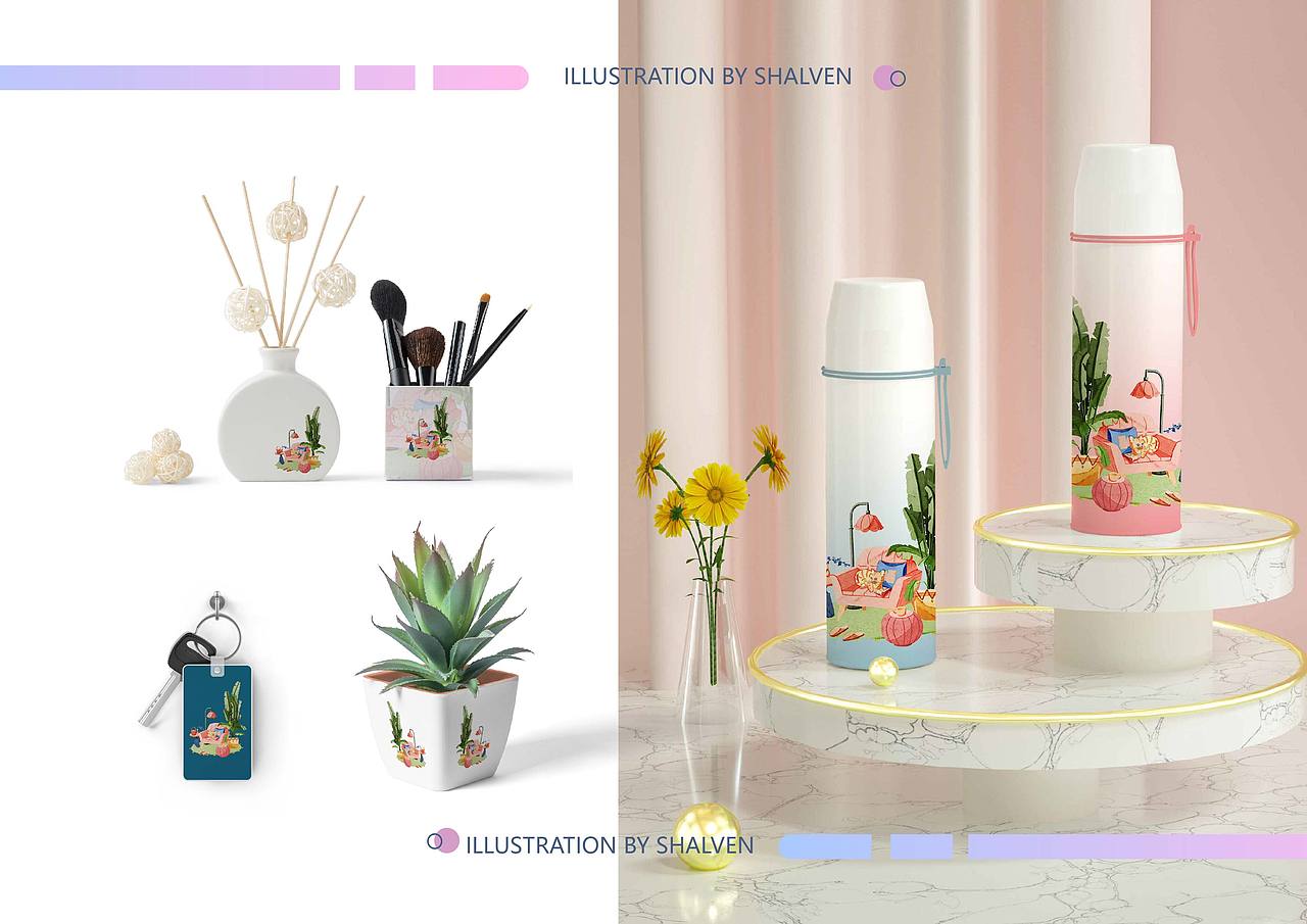 插画求职作品集