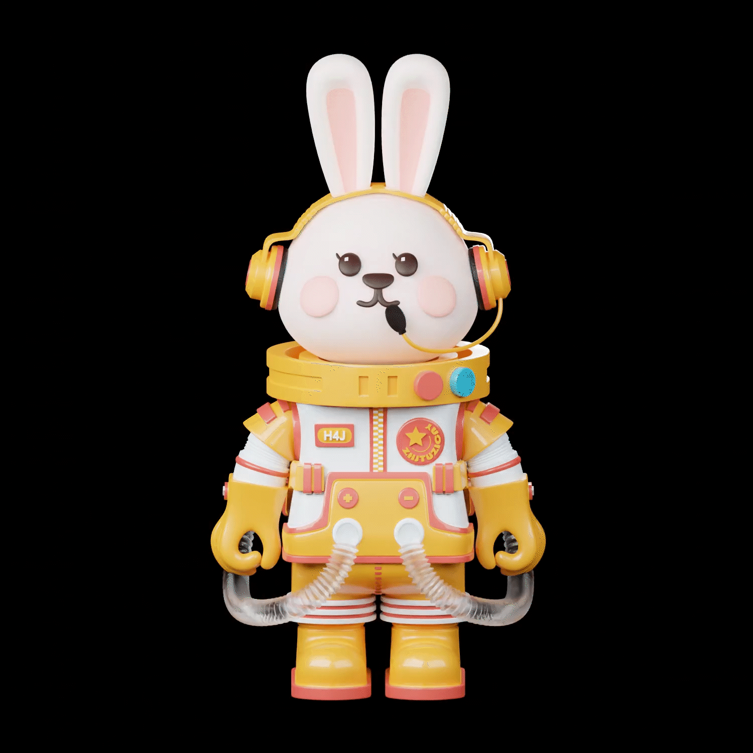 宇航兔兔丨我们的目标是星辰大海（图ZMzQ1NTkyNDg0） - IP形象 - 站酷设计师福安范原创素材 - 站酷ZCOOL