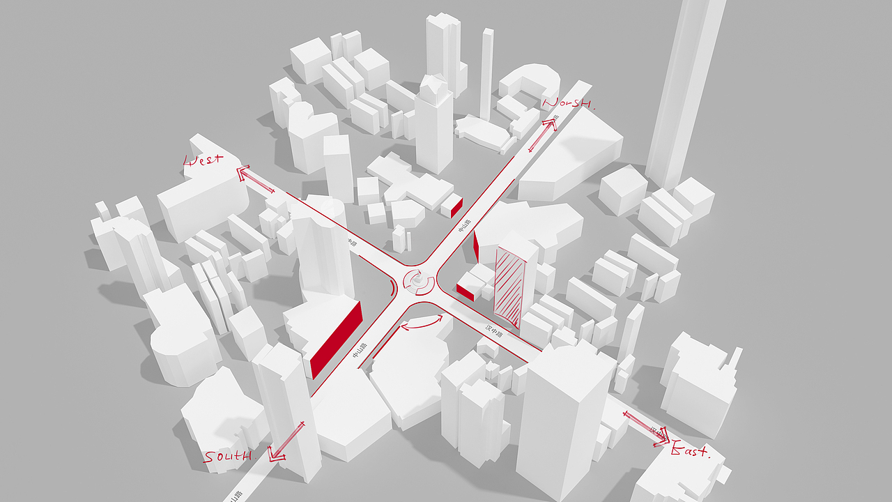 南京新街口地标设计
