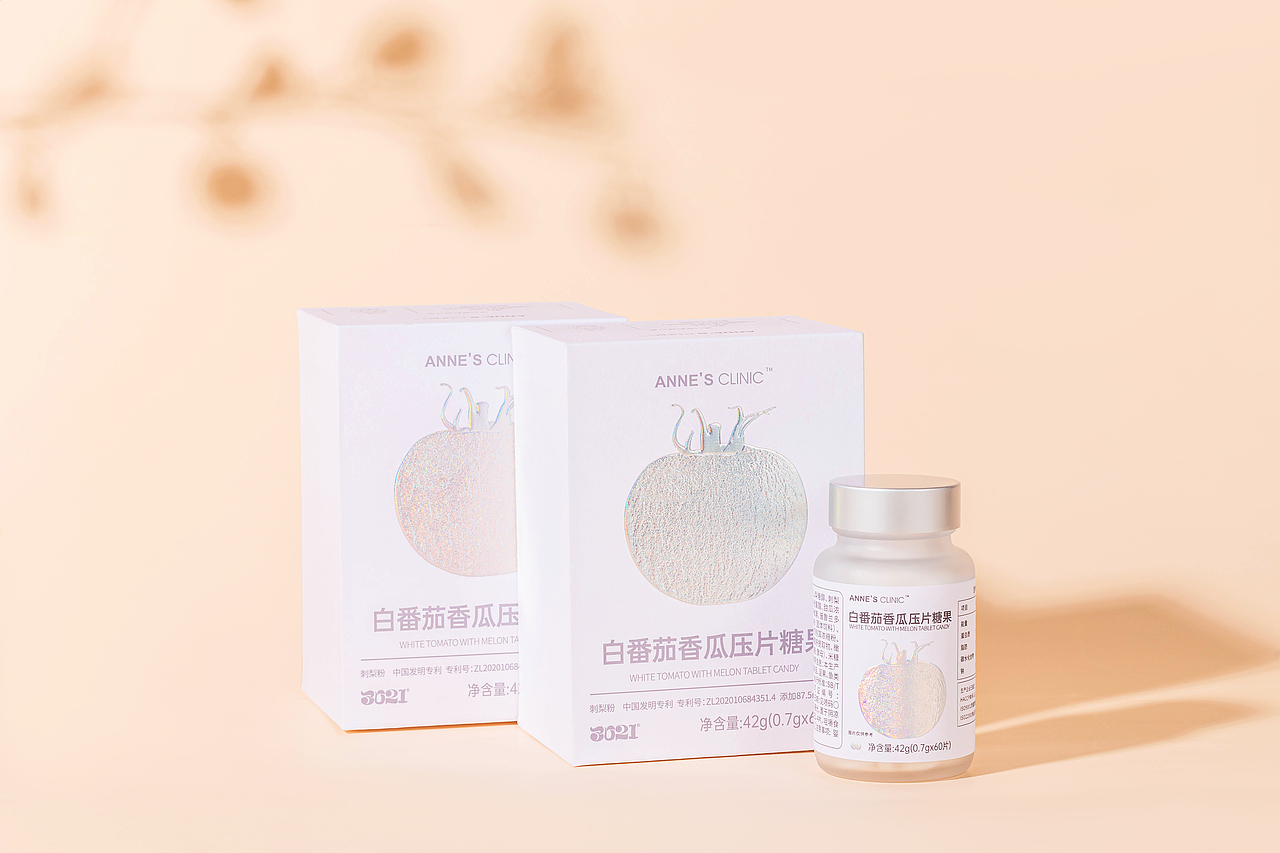白番茄香瓜压片糖果升级款产品