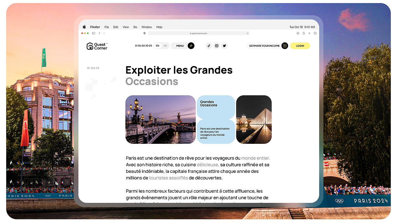 Guest Corner - UI/UX | 物业管理平台