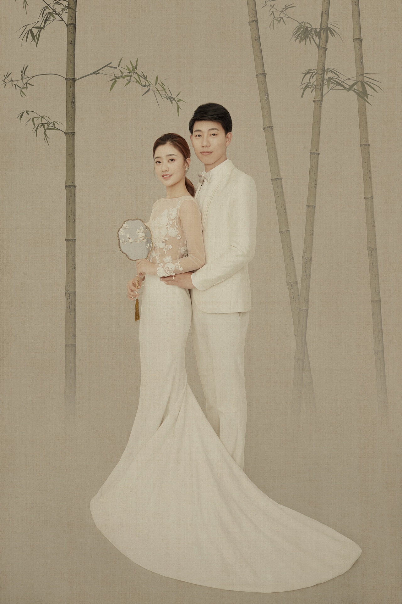 分享如诗如画的工笔画婚纱照，有东方神韵的中式婚纱照（图ZMzE4ODcxMDQw） - 婚礼摄影 - 站酷设计师遇见YUJIAN原创素材 - 站酷ZCOOL