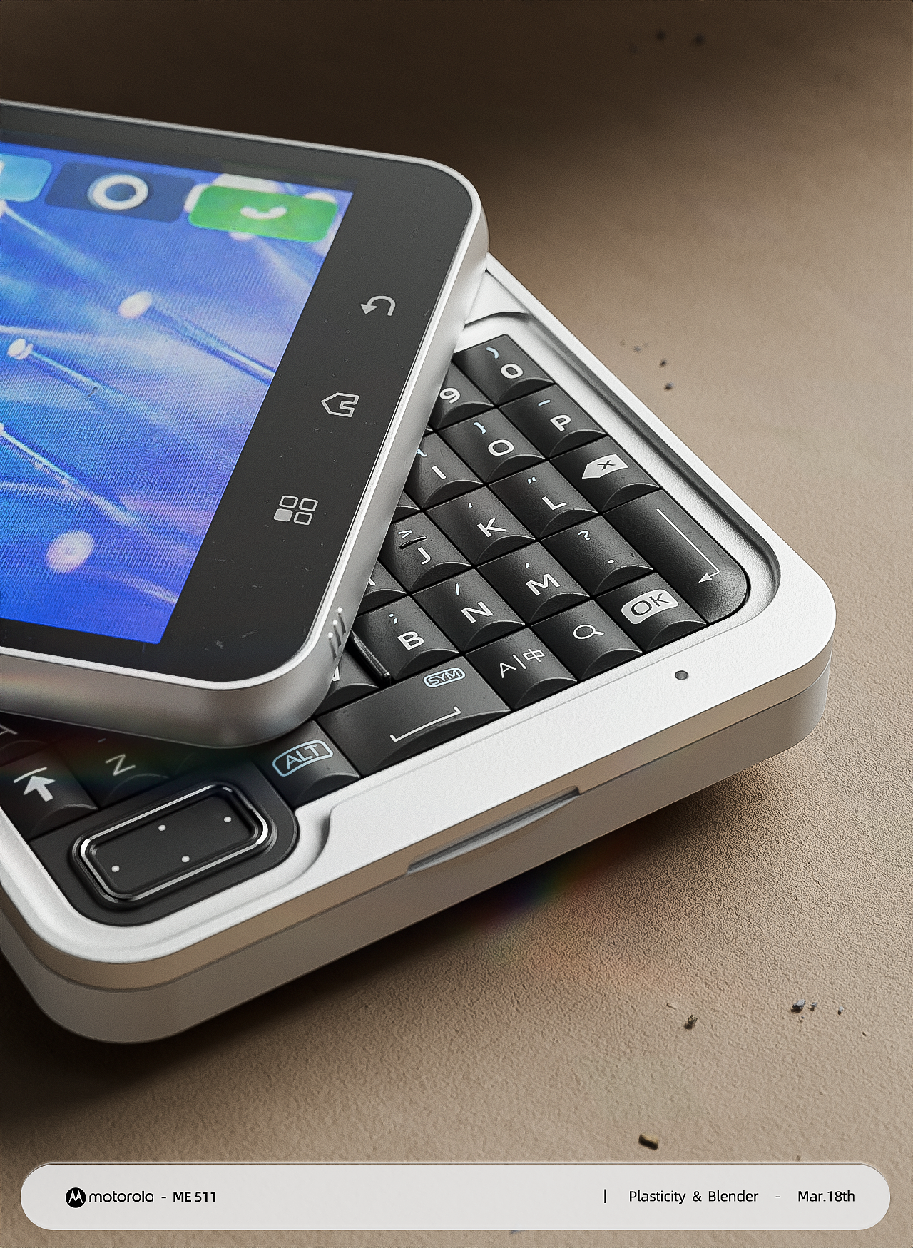 Blender渲染 产品表现-摩托罗拉me511（图ZMzY2MDA2Mzg4） - 产品 - 站酷设计师佬冬瓜原创素材 - 站酷ZCOOL